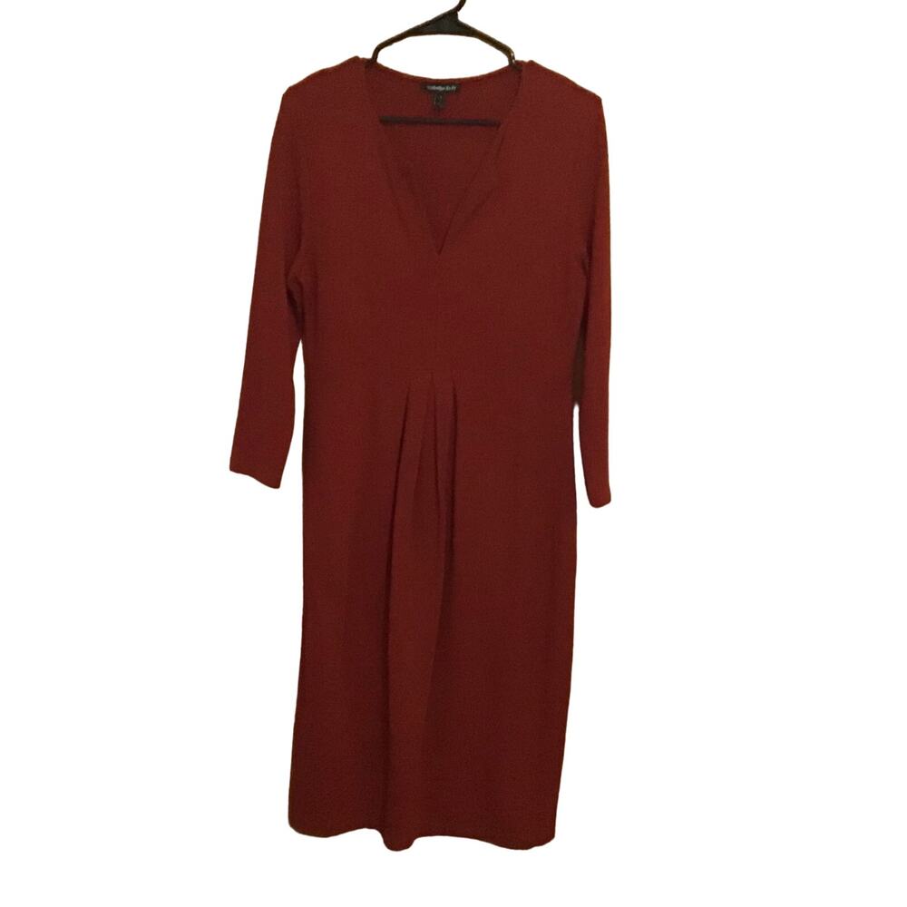 Isabella Oliver red Maternity V-neck Dress 5